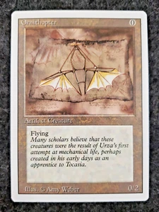 Ornithopter Magic the Gathering 3rd Ed Mint Never Played MTG REVISED...(DS3D1K1) - Bild 1 von 20