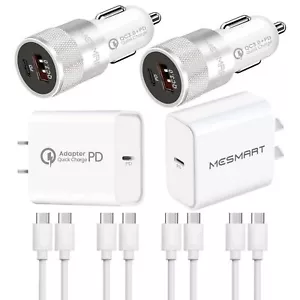 For Motorola Razr Moto G Play Stylus 5G 2023 Fast Wall Car Charger Type-C Cable - Picture 1 of 50