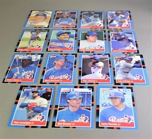 1988 Donruss MLB Texas Rangers Baseball Sports Trading Cards - Your Choice - Picture 1 of 29