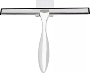 Shower Squeegee for Glass Doors,All-Purpose Glass Squeegee Non-Slip Handle,10 In - Picture 1 of 8