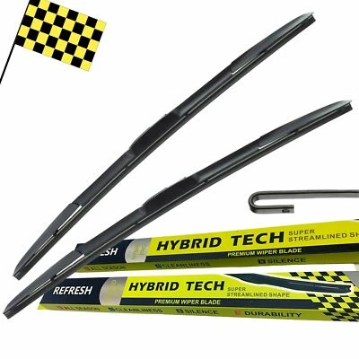 "Juego de 2 limpiaparabrisas tipo híbrido HY-035 24""18"" para LEXUS IS III 2013-ON Foto 1 de 4