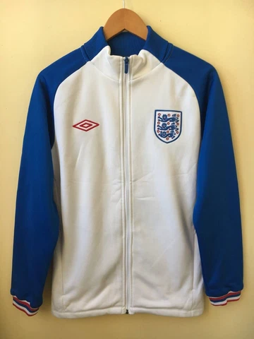 England National Team Union Umbro football soccer track top jacket. Size S Cover