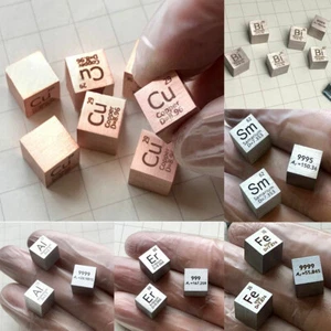 Metal Cube 10mm/25.4mm density cube 99.95% for element collection - Picture 1 of 115