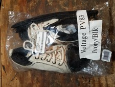 Voltage PV83 Dance Sneakers By Sansha, Size 3M (child), Ivory & black