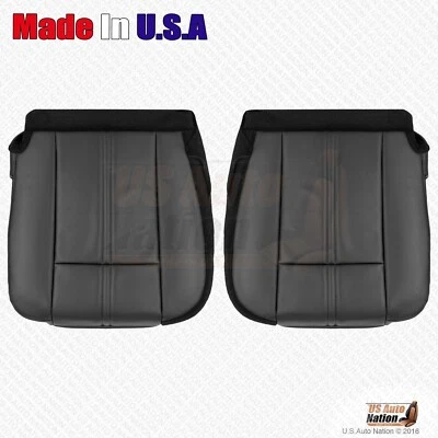 Cubierta de cuero negra para Jeep Wrangler TJ 2002 2003 2004 2005 2006 parte inferior delantera Foto 1 de 4