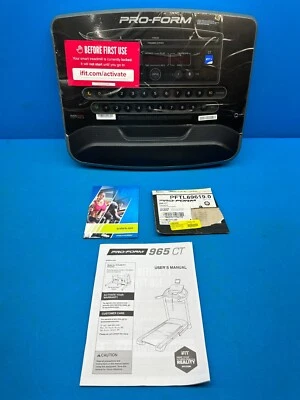 ProForm 965 CT Upper Display Control Panel Treadmill Console PFTL69619.0 - Image 1 of 4