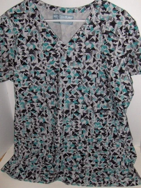 Med Couture - triangles scrub top - X Large - Image 1 of 3