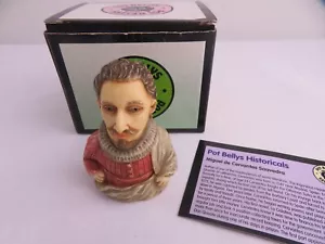 Harmony Kingdom Ball Historical Retired Pot Belly Cervantes - Picture 1 of 5