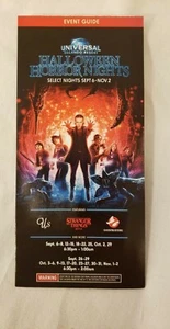  2019 HHN 29 Universal Studios Halloween Horror Nights Brochure Event Guide Map - Picture 1 of 2