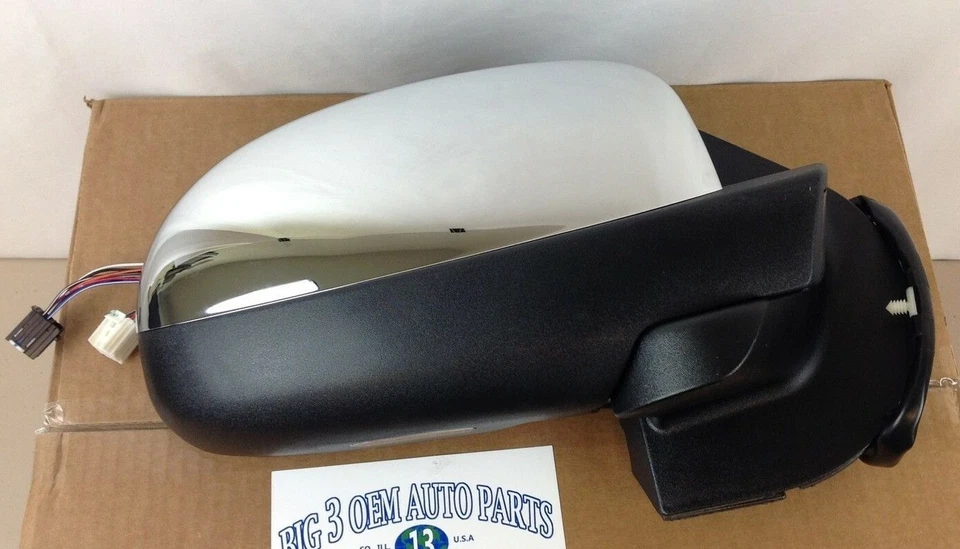 Espejo retrovisor cromado DL3 vista lateral pasajero Chevrolet Tahoe Suburban GMC Yukon OEM Foto 1 de 4