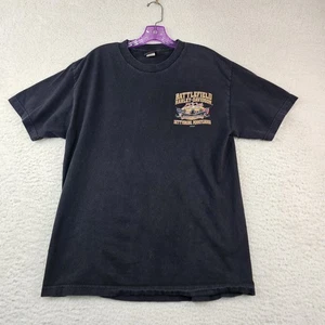 Harley Davidson T Shirt Large Black 2013 Battlefield Gettysburg 150th Bravado - Picture 1 of 11