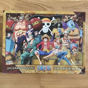ONE PIECE Foil Jigsaw Puzzle 1000 Pieces “Straw Hat Crew” 20x30” New Sealed - Picture 1 of 4