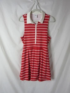 Polo All in Motion Maglia Abito Attivo Skort Rosso Bianco Righe Taglia XXL NUOVA CON ETICHETTE - Foto 1 di 10
