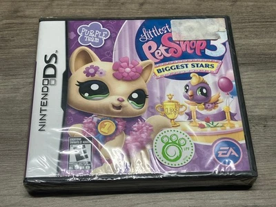 Littlest Pet Shop 3: Biggest Stars  Purple Team (Nintendo DS, 2010) Brand *NEW* - Image 1 of 4