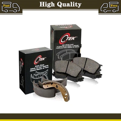 Juego de pastillas de freno C-Tek, zapata de freno de tambor para Jeep Patriot 2008-2017 Foto 1 de 4