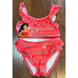 Toddler Disney Elena of Avalor Pink Swim Suit swim top (SZ 4) and bottoms (SZ3) - Picture 1 of 10