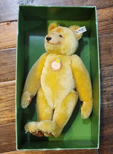 Steiff Mohair Teddybär Dicky 1930 W Germany Replika signiert 1985 0172/32 Neu - Bild 1 von 14
