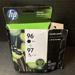 Original HP 96 Schwarz & 97 Tri-Color Tintenpatronen 2er-Pack, OEM Ablaufdatum 04/2014 - Bild 1 von 3