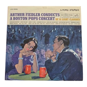 Vintage 1960 Everything But The Beer Fiedler Boston Pops Vinyl LP 2 Record Album - Picture 1 of 3