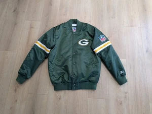 NFL Green Bay Packers RARE Satin Starter Jacket Size L Homage Exclusive  - Picture 1 of 14