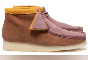 Clarks Hombres Wallabees Multicolor Gamuza Chukka Botas Talla 13 - Imagen 1 de 9