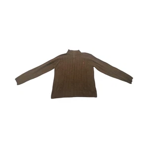 Maglione vintage Ralph Lauren Polo Jeans Company maglia cotone mezza zip taglia XL - Foto 1 di 13