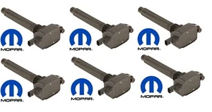 (6) Chrysler Dodge Jeep 3.2L 3.6L V6 Direct Ignition Coils OEM Mopar 05149168AJ - Picture 1 of 2