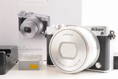 【MINT IN BOX】NIKON 1 J5 Body + 1 NIKKOR VR 10-30mm F3.5-5.6 PD Lens Kit JP #5068 - Image 1 of 4
