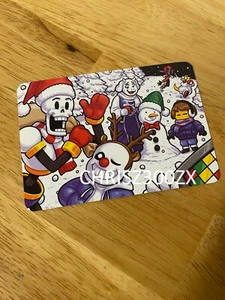 Artist Series Undertale Deltarune Holiday PS4 Art Trading Card Mini Poster Print - Picture 1 of 1