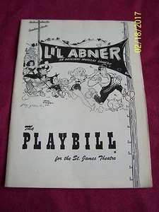 AL CAPP'S " LI'L ABNER '- ST. JAMES THEATRE BROADWAY PLAYBILL APRIL. 29,1957 - Picture 1 of 5