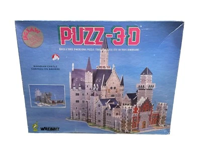 PUZZ-3D Bavarian Castle Chateau En Baviere Wrebbit Puzzle Open Box - Image 1 of 4