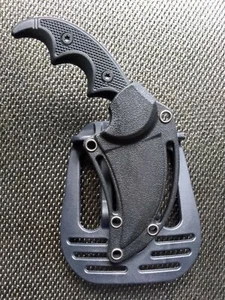 Concealed Carry Hawkbill Karambit Boot Fixed Blade Serrated Knife Holster Sheath - Picture 1 of 7