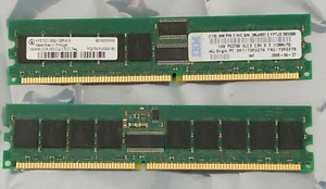 Genuine IBM 73P2278 1GB PC2700 CL2.5 2.5V ECC Registered Server RAM QTY Discount - Picture 1 of 2