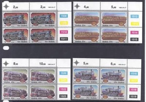 SUDAFRICA, 1983, LOCOMOTORAS DE VAPOR SG 541-544, BLOQUES DE CONTROL SIN MONTAR O NUNCA MONTADA 4 - Imagen 1 de 1