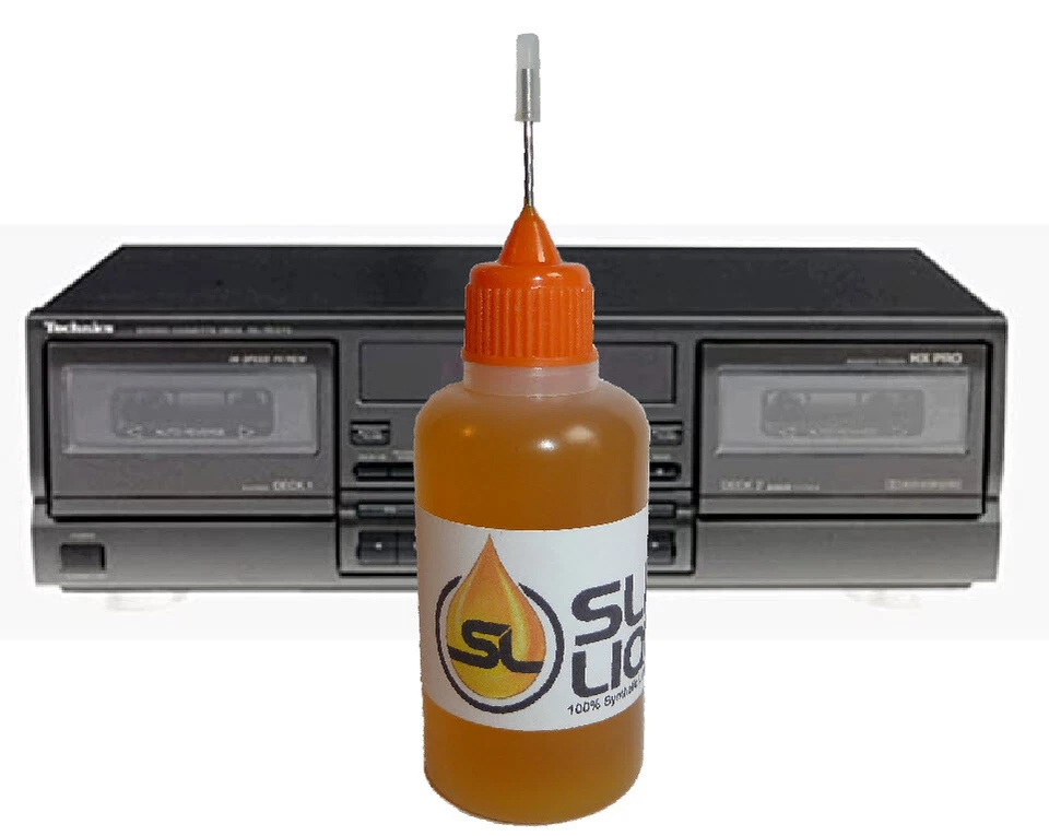 Slick Liquid Lube Bearings 100% Synthetic Oil for Technics and All Tape Decks - Image 1 of 4