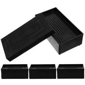 4 Pcs Bed Riser Blocker Table Leg Floor Protectors Chair for Hardwood Floors - Picture 1 of 12