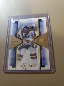 2006-07 ILYA KOVALCHUK SPXCITEMENT CARD ATLANTA THRASHERS 225/999.