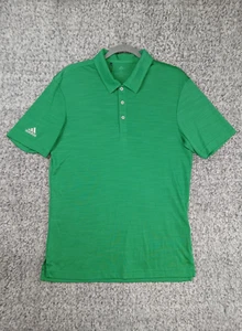 Adidas Golf Melange Sport Polo Mens Small Green Comfort A402 NWT - Bild 1 von 14
