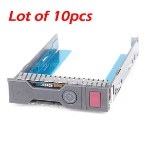 10x for HP G8 651687-001 2.5" SFF SAS SATA HDD Tray Caddy 651699-001 DL380p G9 - Picture 1 of 4
