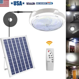 54 LED Solar Ceiling light Pendant Outdoor-Indoor Solar-Power Garden Lamp IP65 - Picture 1 of 8