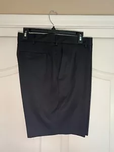 Walter Hagen 11 Majors Golf Shorts Mens 42 Black Chino Pockets Flat Front - Picture 1 of 8