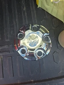 Dodge Ram 1500 chrome wheel center hub cap - Picture 1 of 2