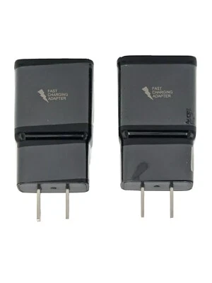 2x Genuine Adaptive Fast Charge USB A, Wall Adapter Power Charger Quick 1.67A/9V - Image 1 of 4