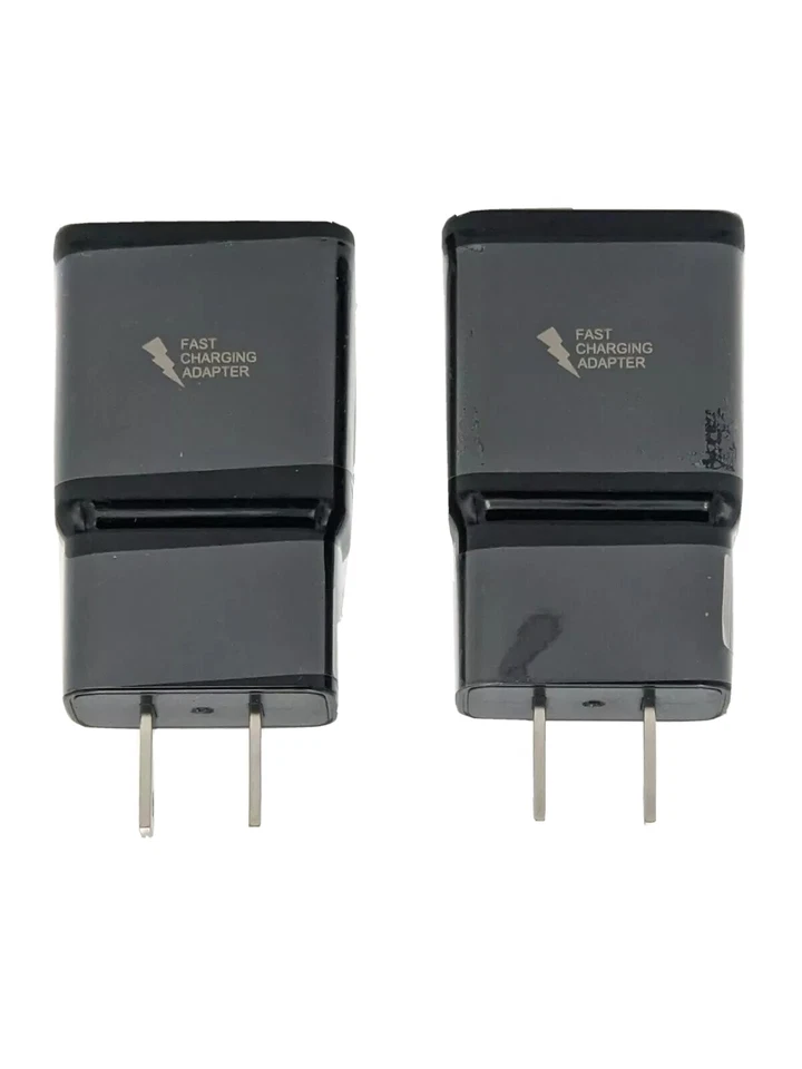 2x Genuine Adaptive Fast Charge USB A, Wall Adapter Power Charger Quick 1.67A/9V - Image 1 of 4