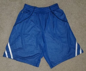 TEK GEAR Royal Blue Netted Basketball Drawstring Shorts Boys XL 18-20 WORN ONCE  - Picture 1 of 15