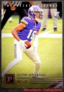 2020 Justin Jefferson Rookie Panini Chronicles Football #PA-23 RC Vikings  - Picture 1 of 4