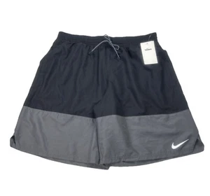 NIKE Men’s Swim Trunks Shorts NESSB450-001 Mesh Brief Liner Black Size XL NWT - Picture 1 of 10