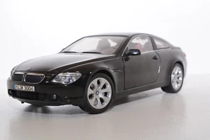 BMW 6er 645Ci E63 COUPE SAPHIRBLACKMETALLIC 1:18 KYOSHO DEALER VERY RARE - Picture 1 of 8