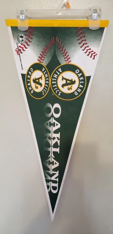 OAKLAND A'S ATHLETICS  MLB FELT PENNANT WITH HOLDER 11/28/21 Cover