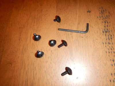 Lote de 6 (seis) parafusos Safariland Hardware 1/2" QLS * fabricante de equipamento original de fábrica * NOVO - Imagem 1 de 4